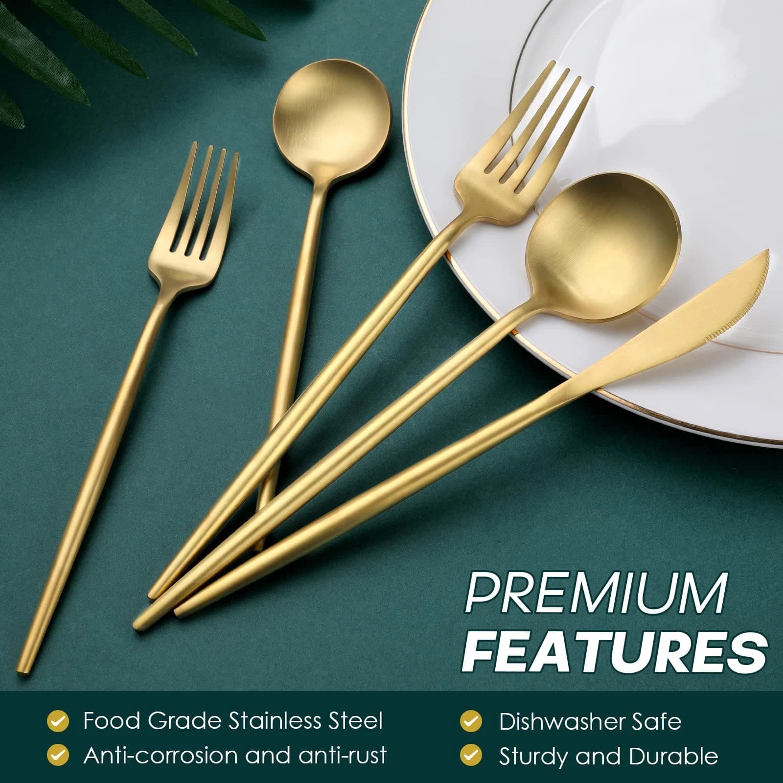 Pencil Gold Spoons